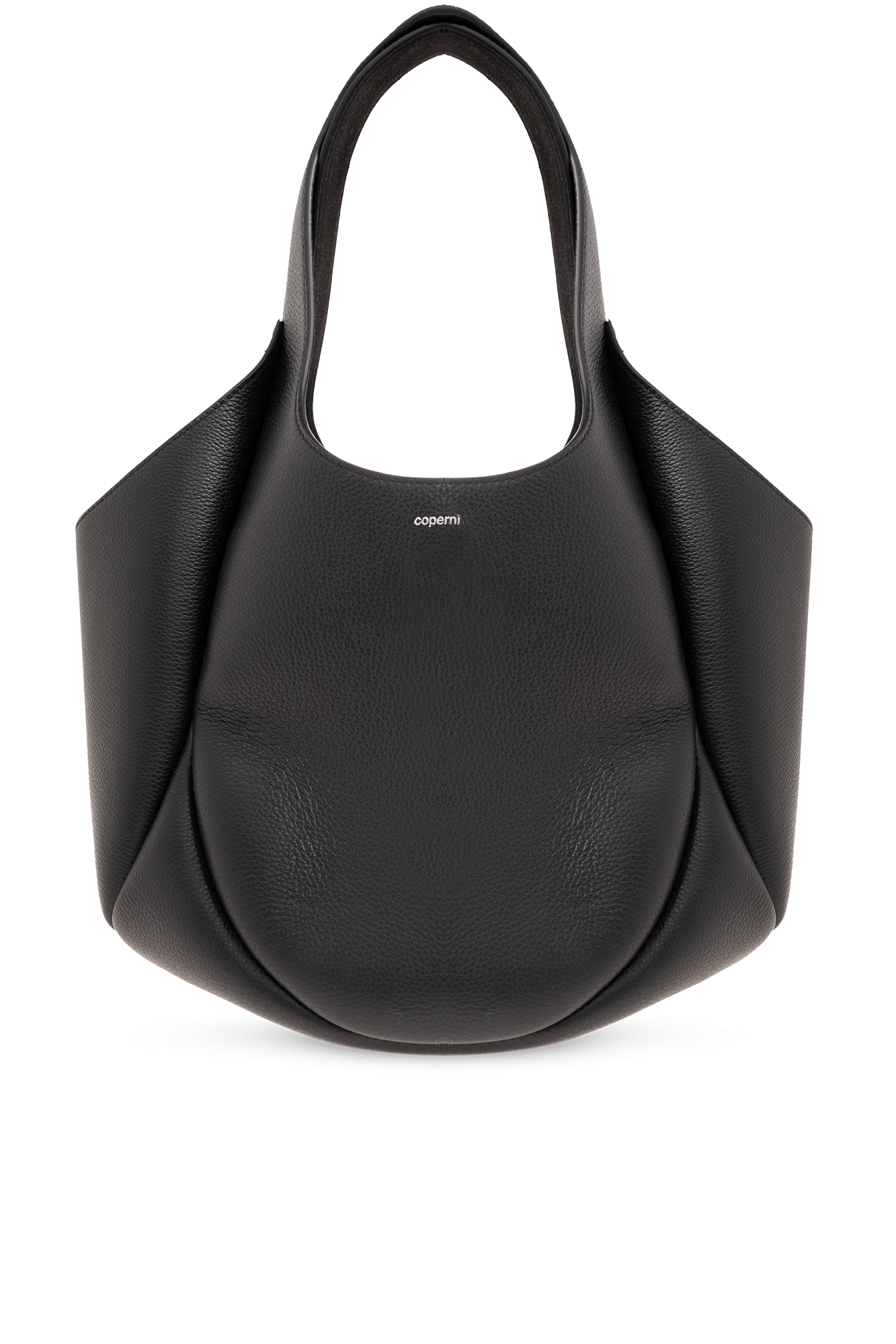 Black 'Swipe' leather shopper bag Coperni - Vitkac Canada